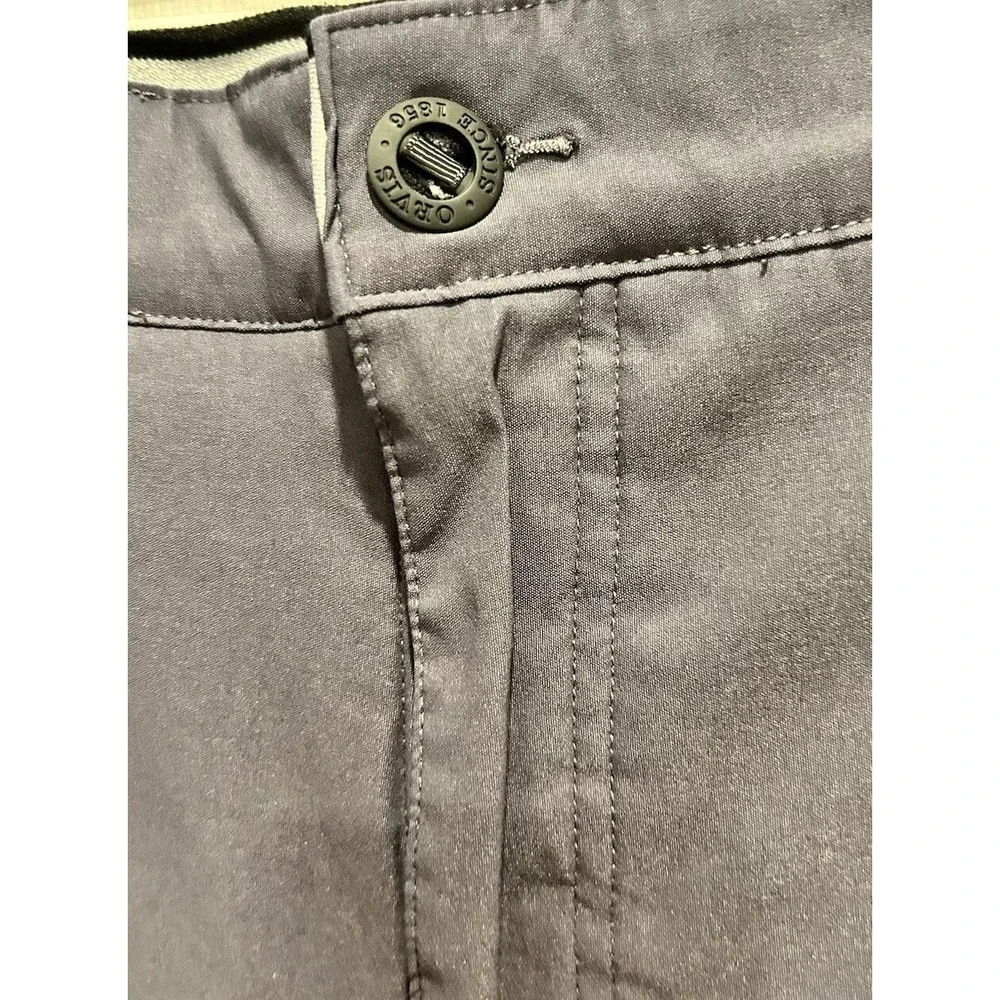 ORVIS Mens 40x30 Stretch Water Repellent Cargo Pants Gray Outdoor Performance‎